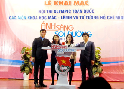 Thông báo “V/v tham gia Hội thi Olympic toàn quốc các môn khoa học  Mác - Lênin và tư tưởng Hồ Chí Minh “Ánh sáng soi đường” năm 2015”.